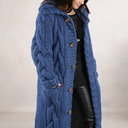 V-Neck Knit Cardigan