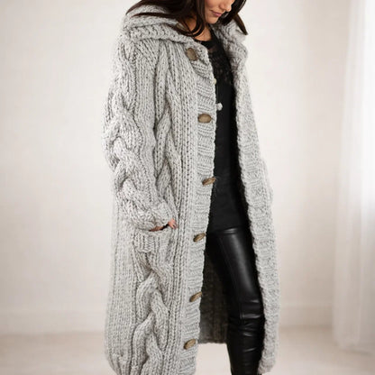 V-Neck Knit Cardigan