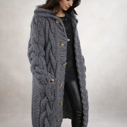 V-Neck Knit Cardigan